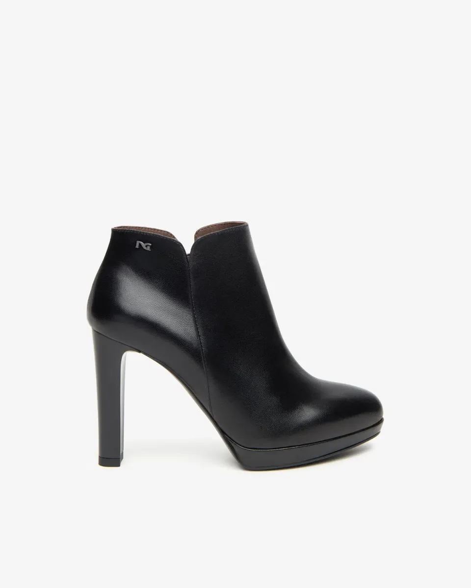 NeroGiardini Premium botine dama piele toc 100 mm