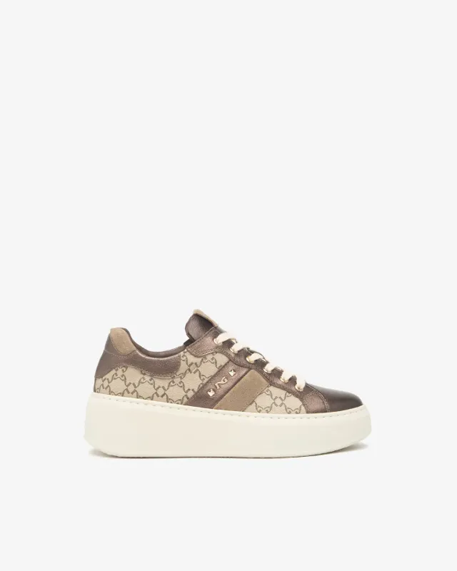 NeroGiardini sneakers dama piele tehnic intoarsa iarna