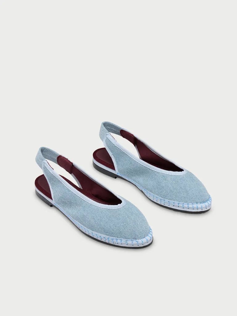 Flagelus Narnia Light Denim Blue papuci denim