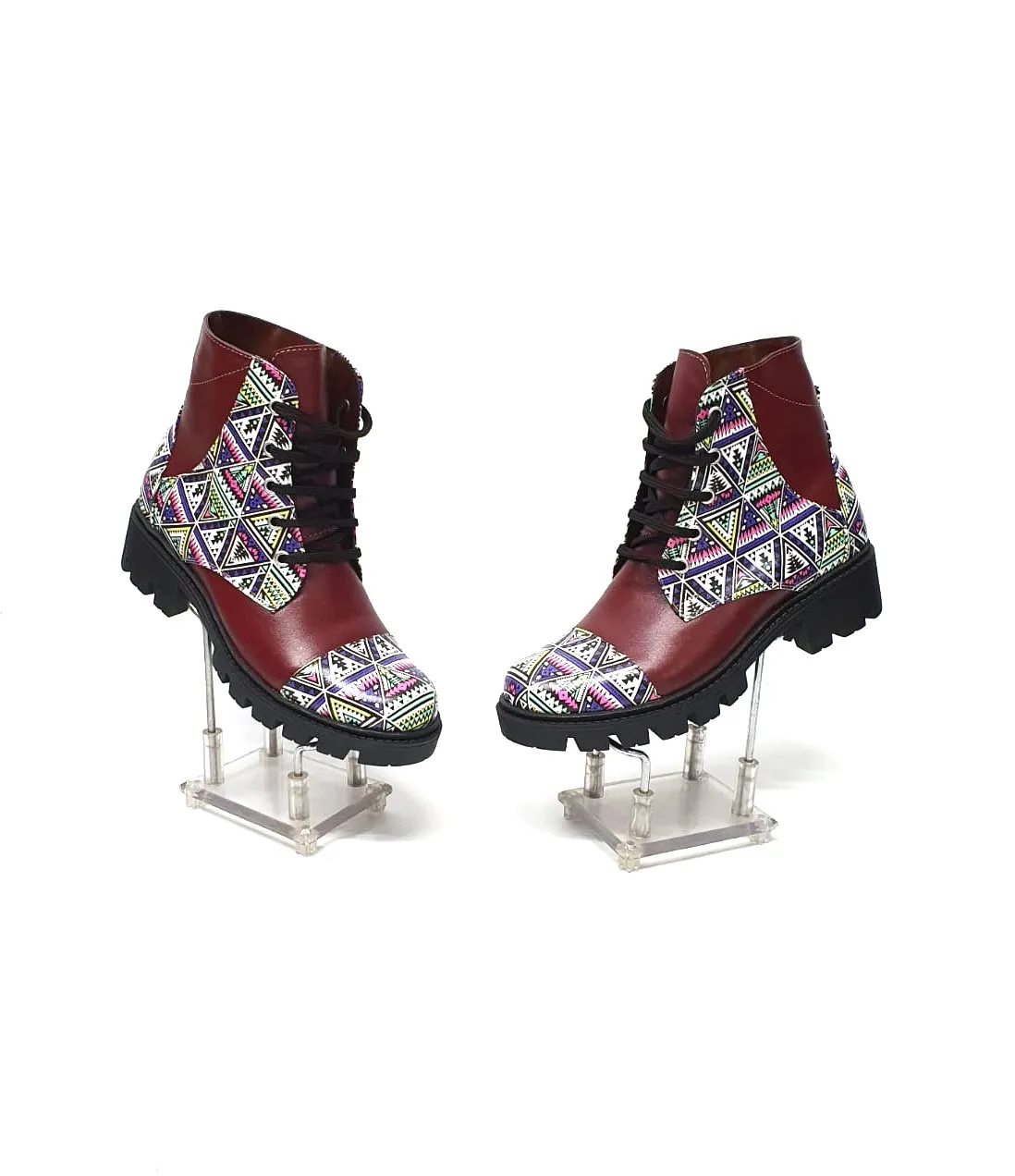 Catinca Shoes BC20 BOBT bocanci piele bordo box
