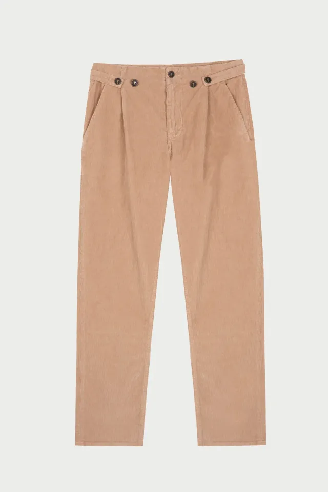 Flagelus Grove Grain Jeans blugi corduroi talie inalta
