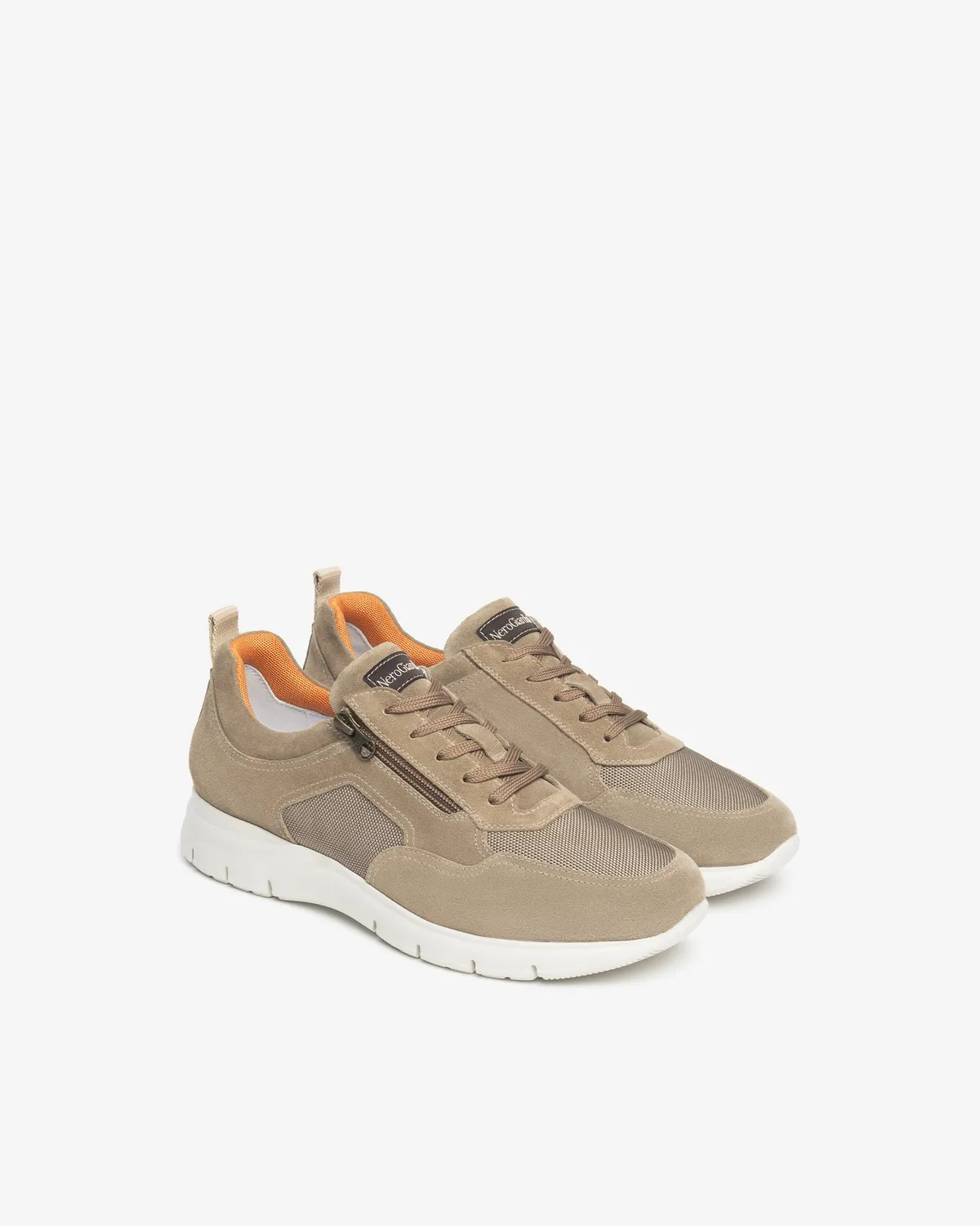 NeroGiardini sneakers piele intoarsa barbati primavara