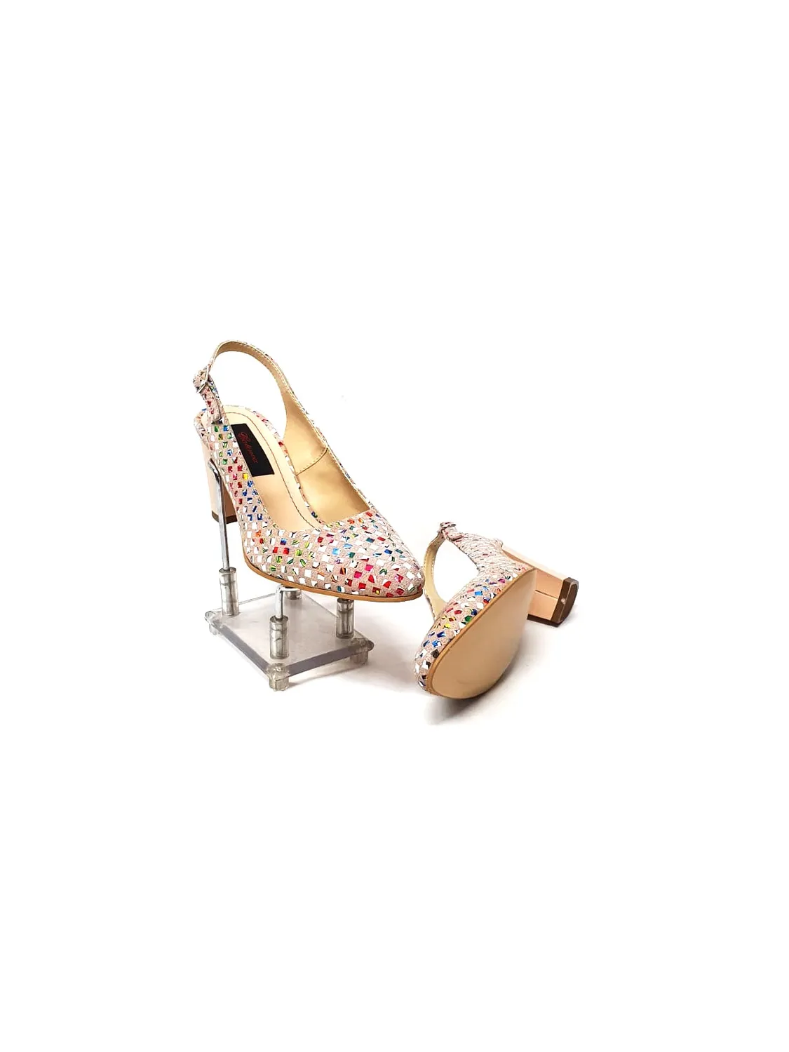 Catinca Shoes V7 PM sandale dama multicolore piele naturala