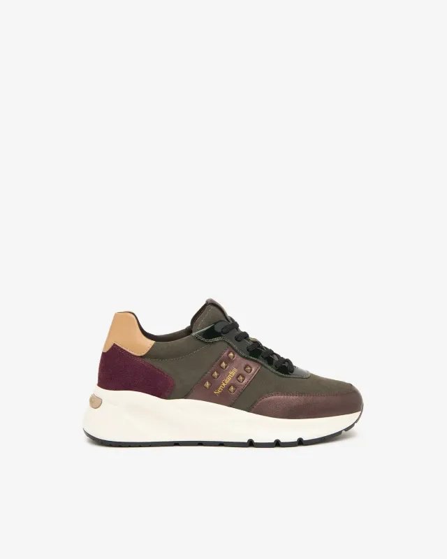 NeroGiardini sneakers damă piele lac toamnă-iarnă