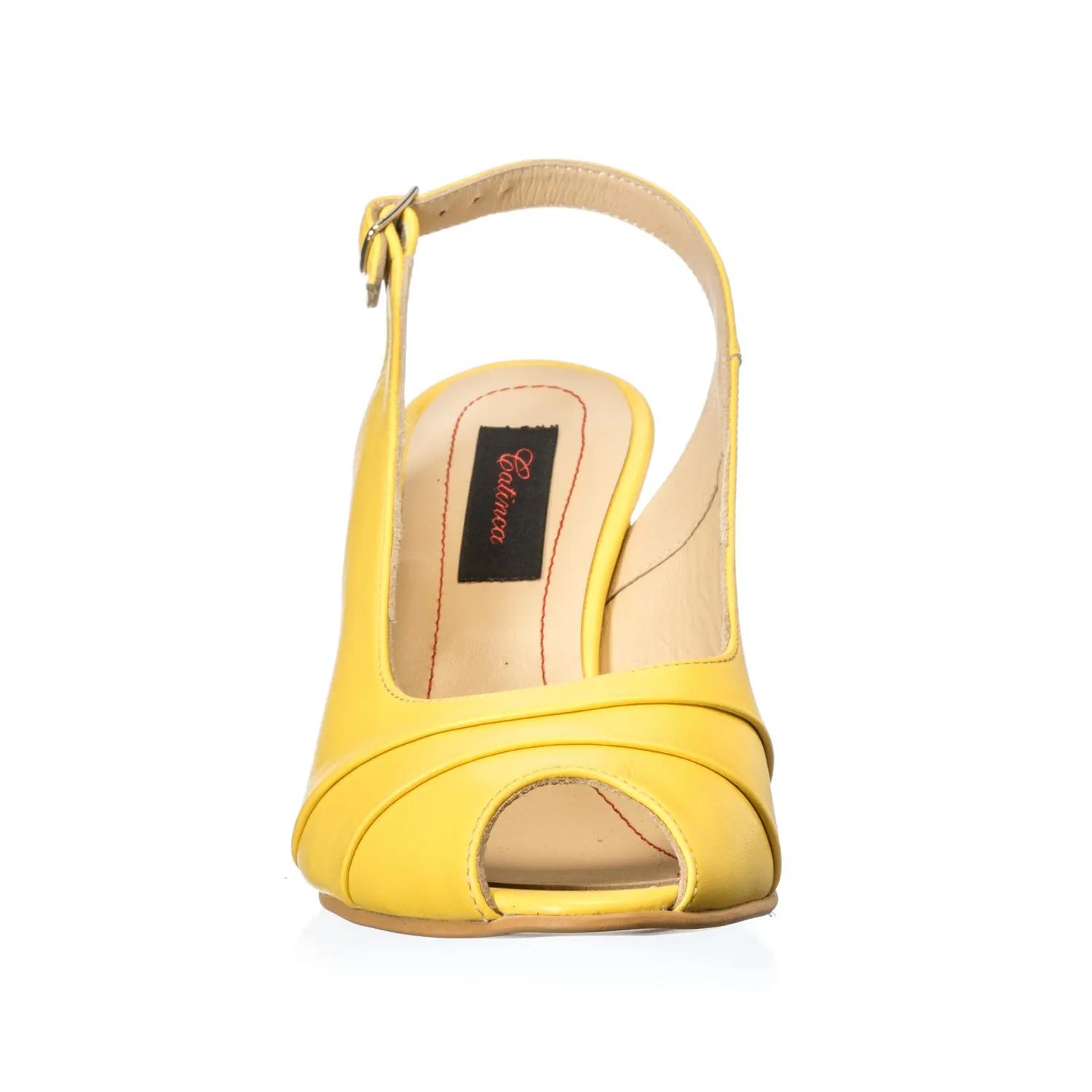 Catinca Shoes R9 GB sandale dama piele galben box