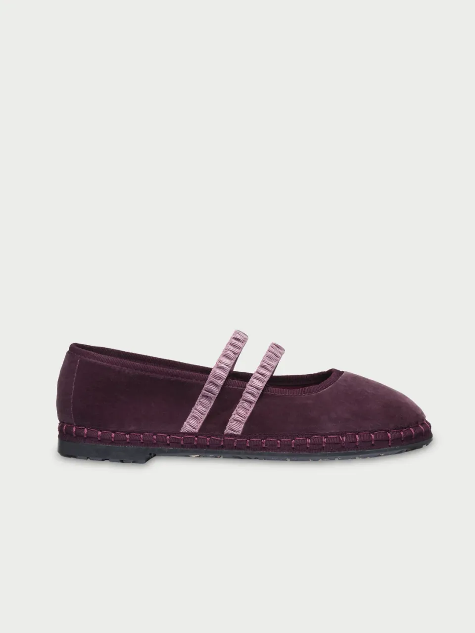Flagelus Laurance Amethyst slippers mov din velur