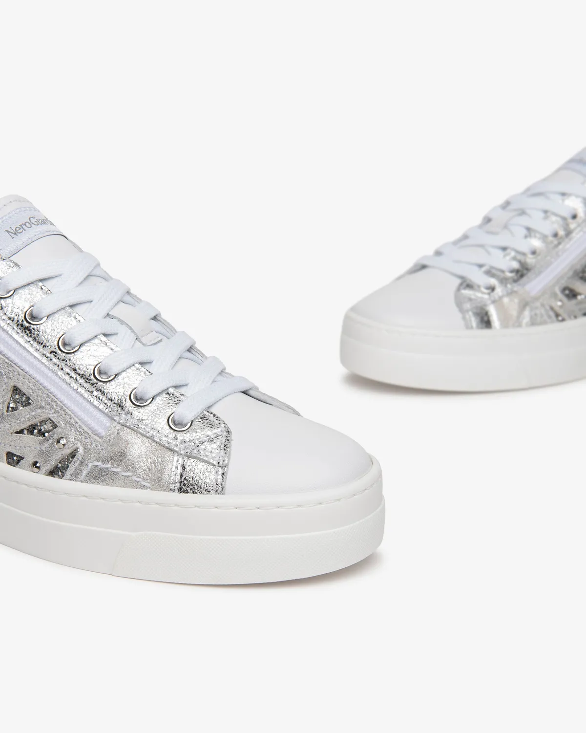 NeroGiardini sneakers dama piele textil vara