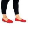 Catinca Shoes 970 R pantofi perforati piele rosii