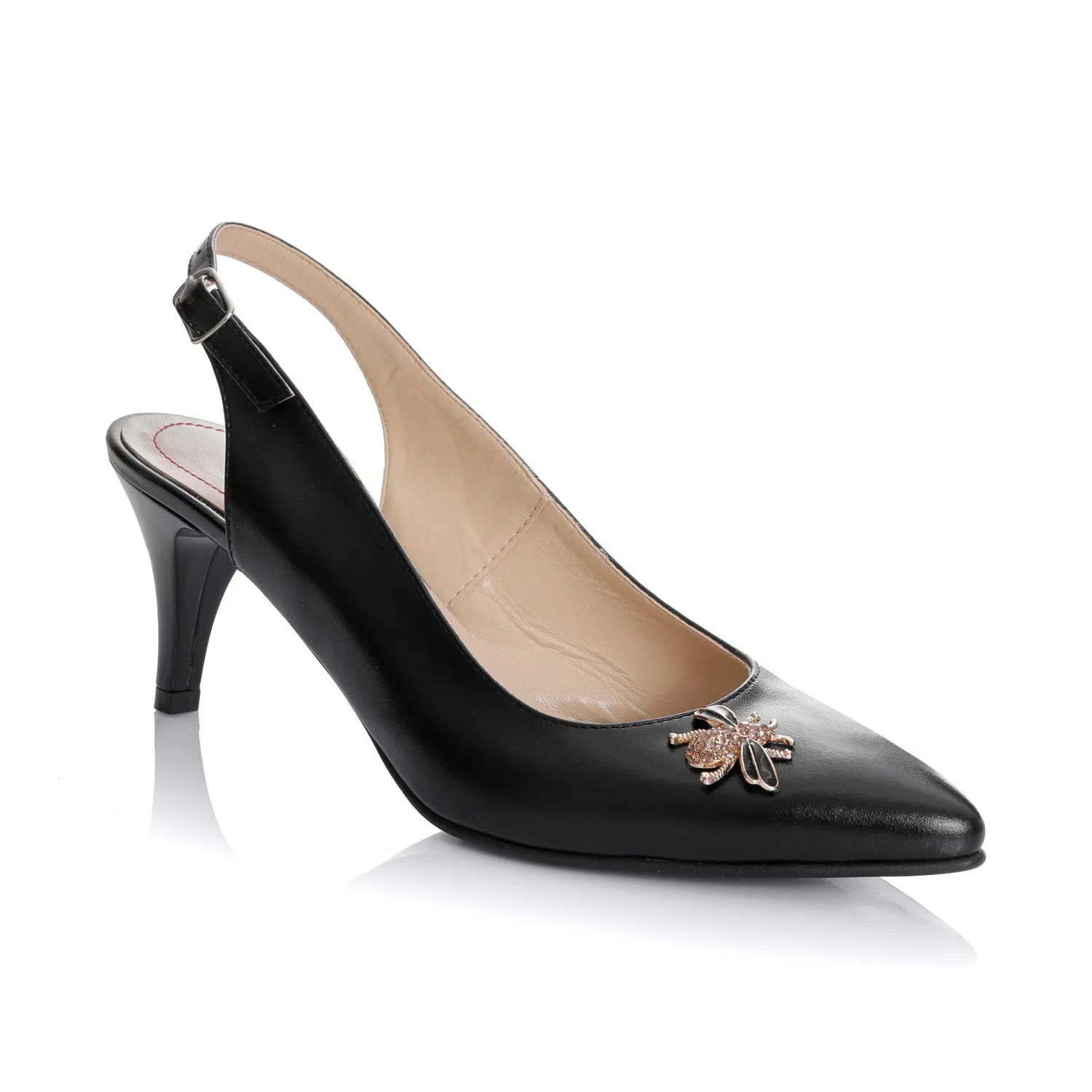 Catinca Shoes D46 N sandale dama negre piele naturala