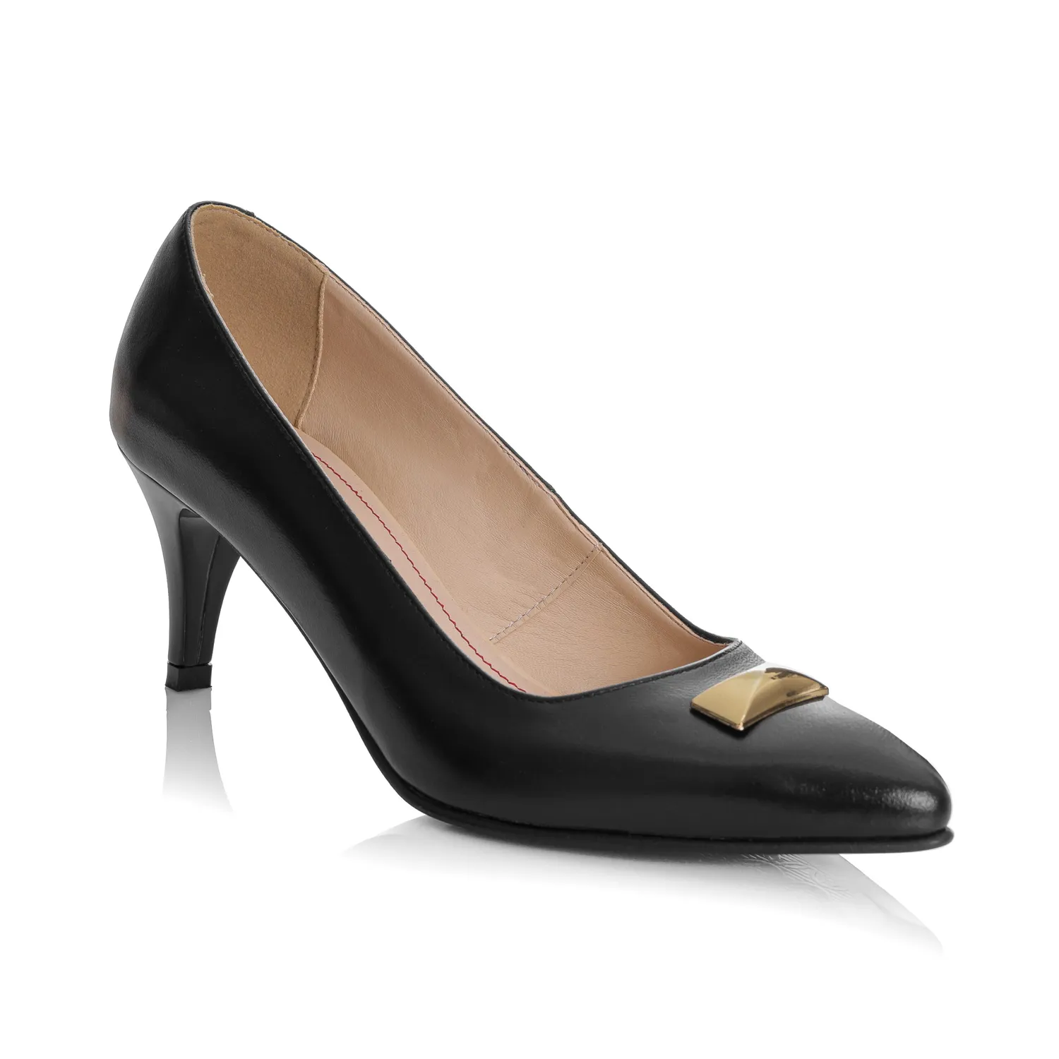 Catinca Shoes A51 N pantofi dama piele naturala negru box