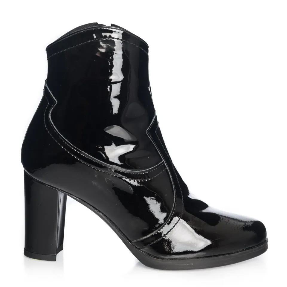 Catinca Shoes GX27 NL ghete dama piele naturala negru