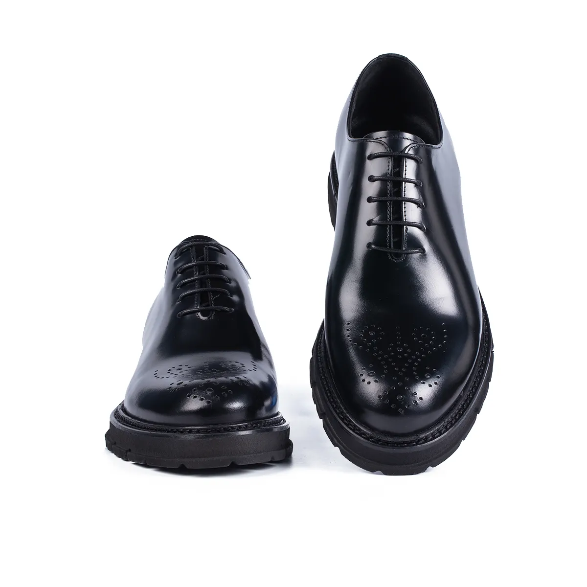 Lucas Shoes Elegant 900 pantofi lac negru piele