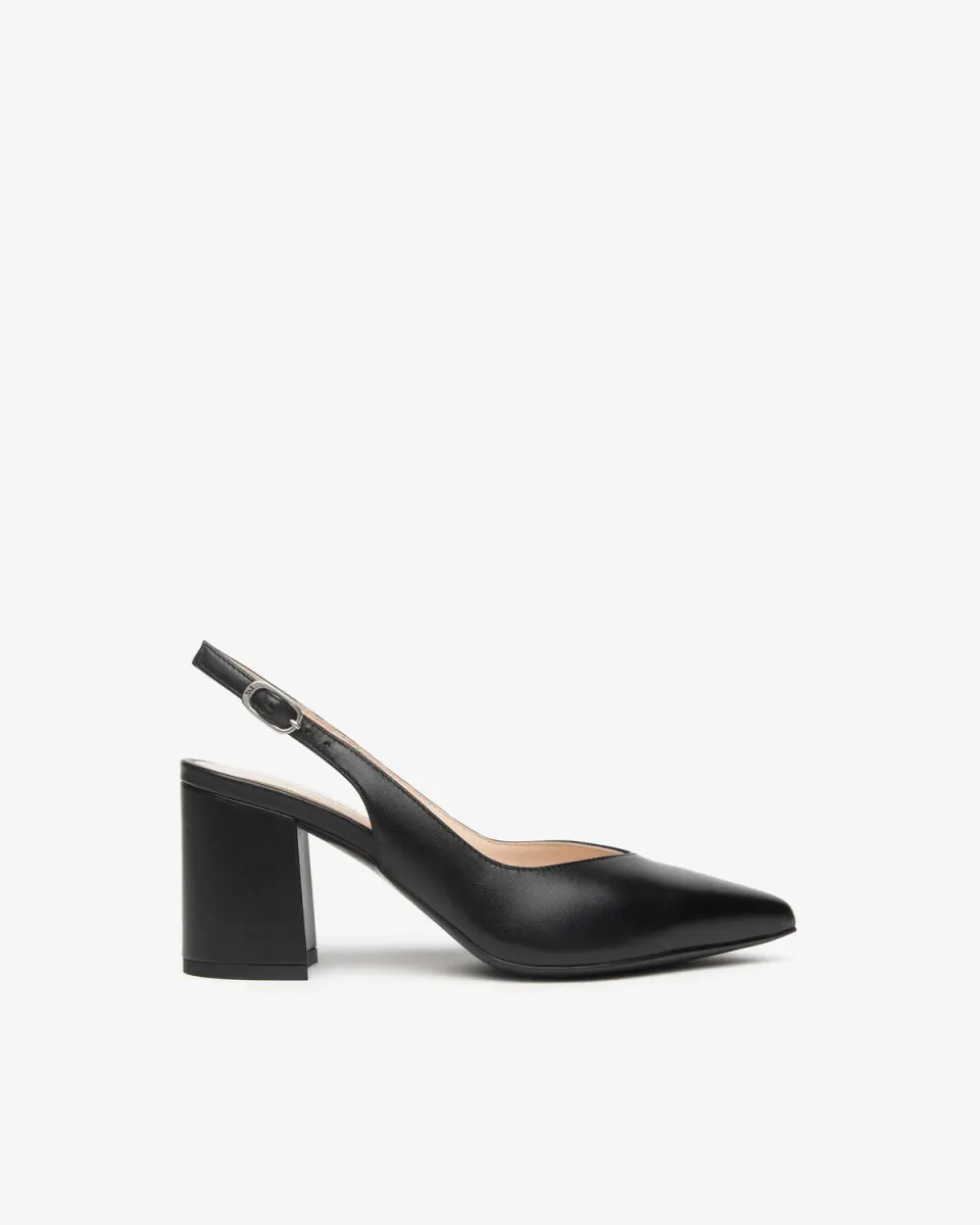 NeroGiardini slingback damă piele naturală cu bareta