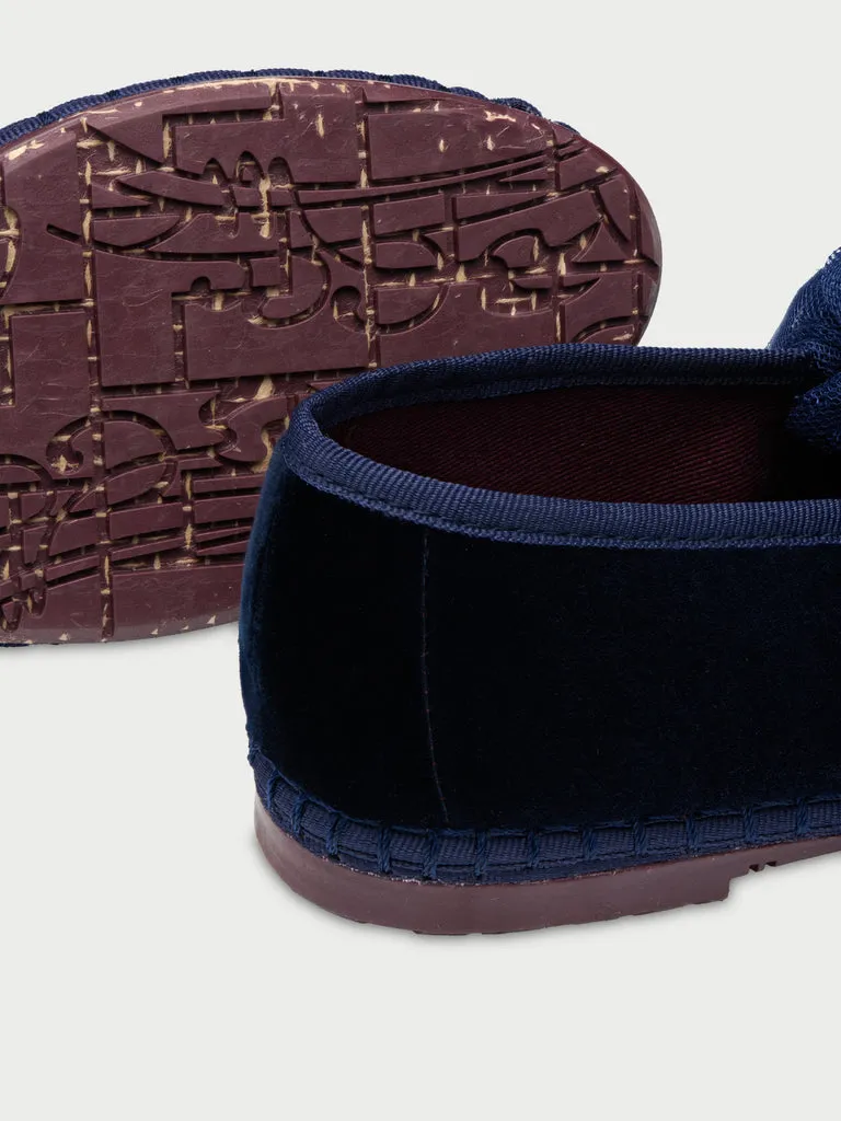 Flagelus Ginevra Navy papuci albastru velur