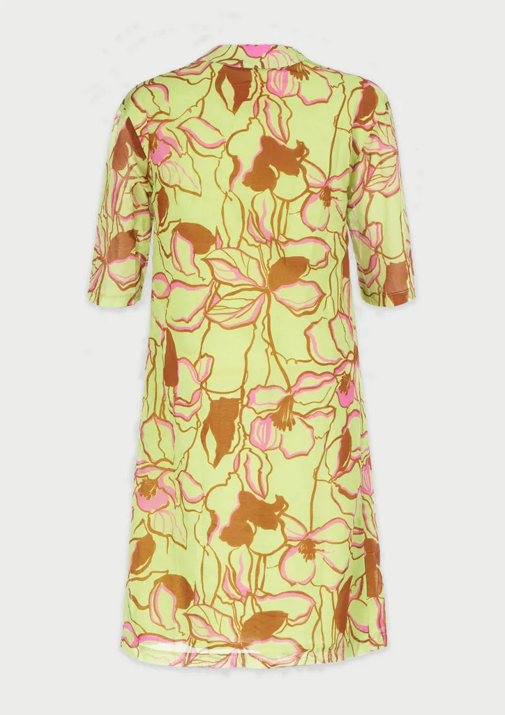 Flagelus Shan Yu Green Kaftan caftan verde