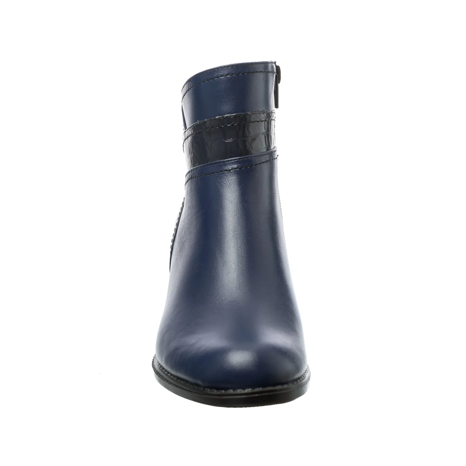 Catinca Shoes GX42 BBS ghete piele albastru solzi