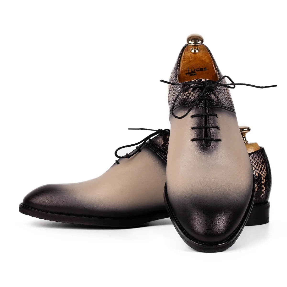 Lucas Shoes Elegant Imprimeu Piton pantofi barbati piele