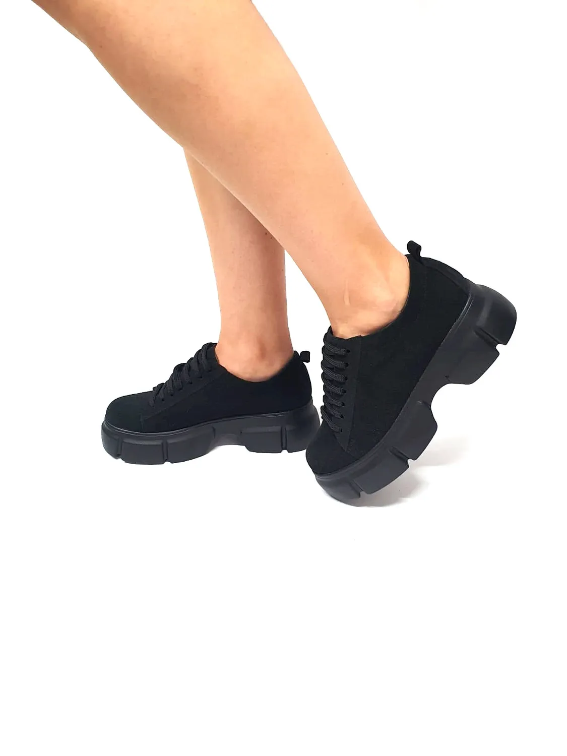 Catinca Shoes Negru Antilopa X3 NA pantofi dama piele