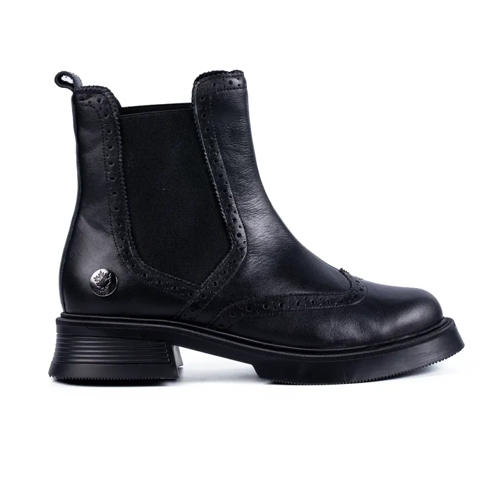 Lucas Shoes 400 ghete dama iarna negre piele