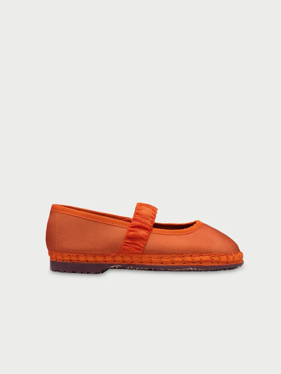 Flagelus Mafalda Ruffle Orange balerini copii portocaliu