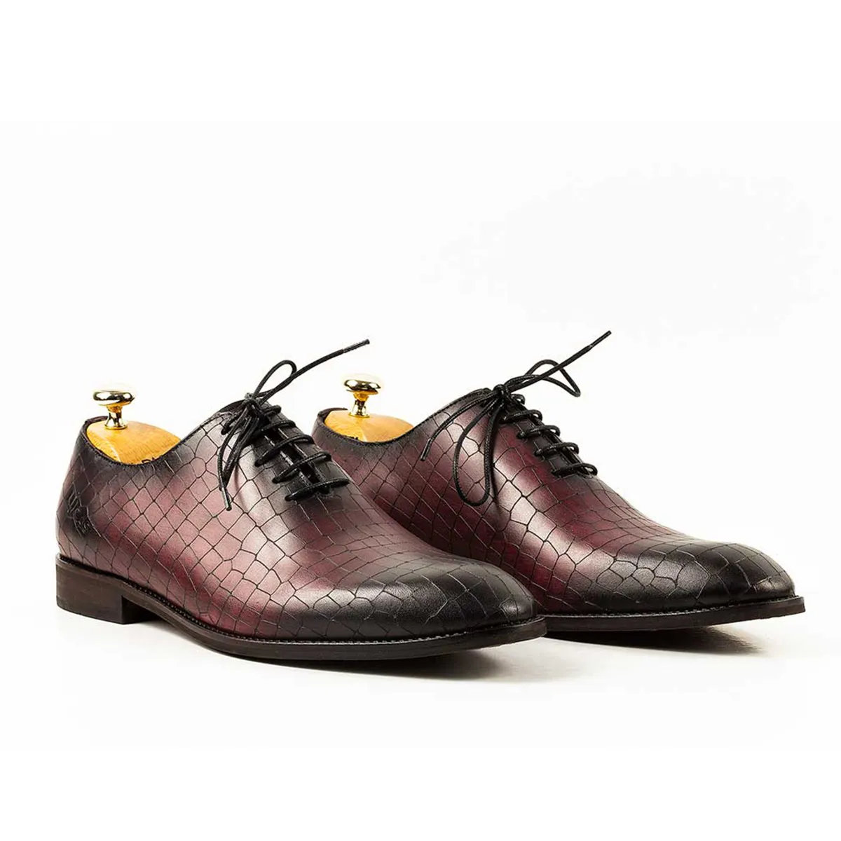 Lucas Shoes Elegant 712 pantofi piele bordo