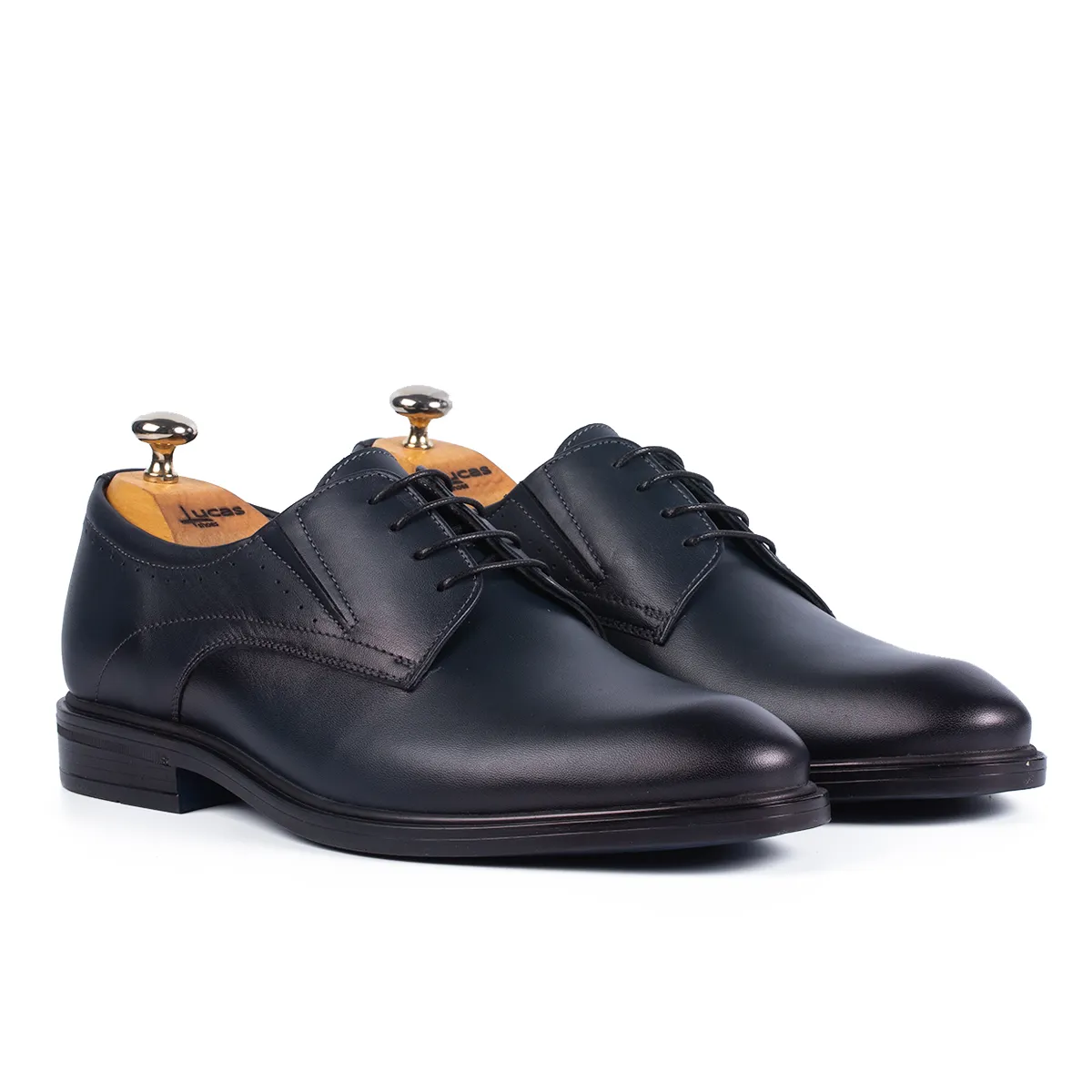 Lucas Shoes Elegant 346s 1666 pantofi barbati albastru piele