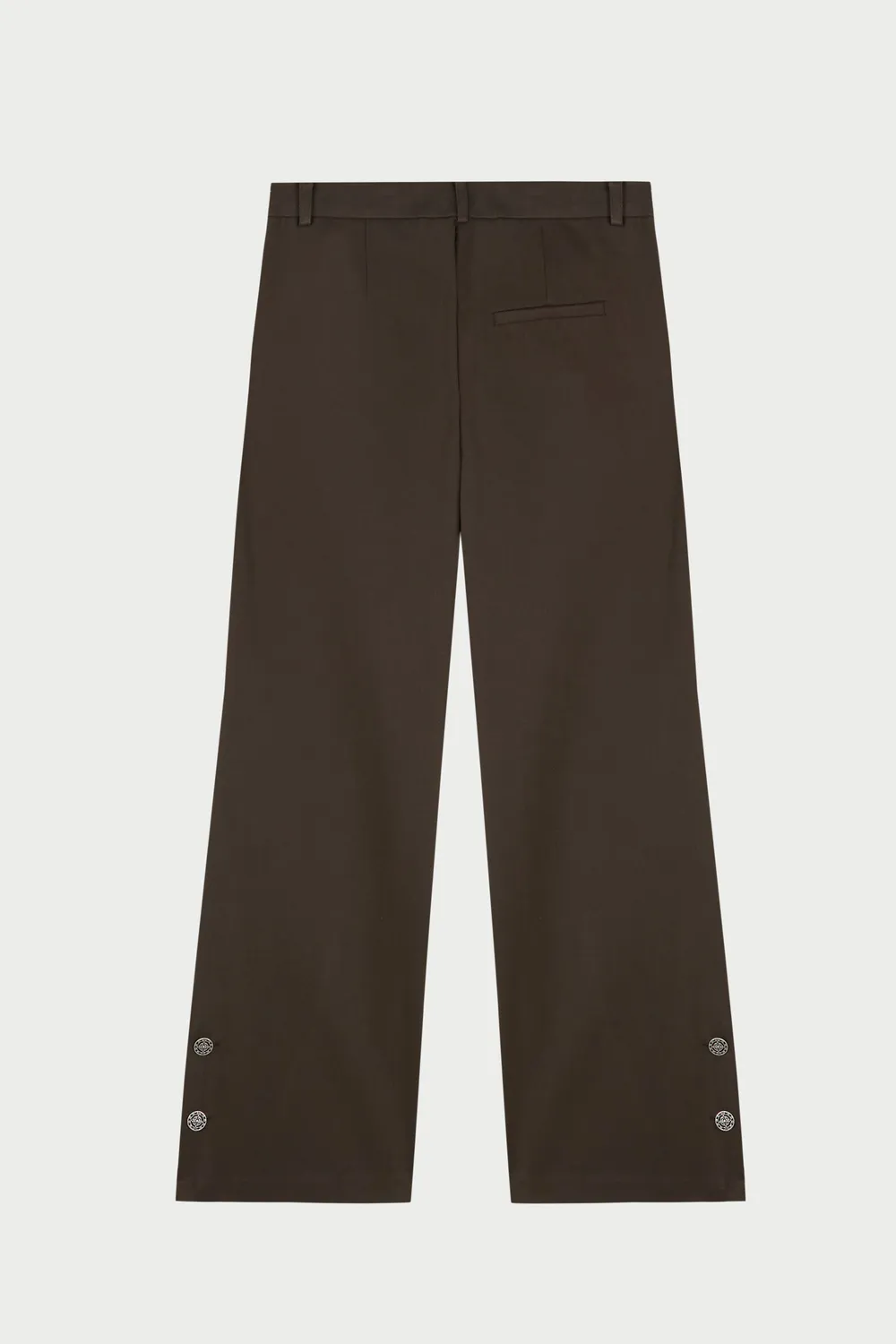 Flagelus Wizard Waltz Brown Pants pantaloni bumbac maro