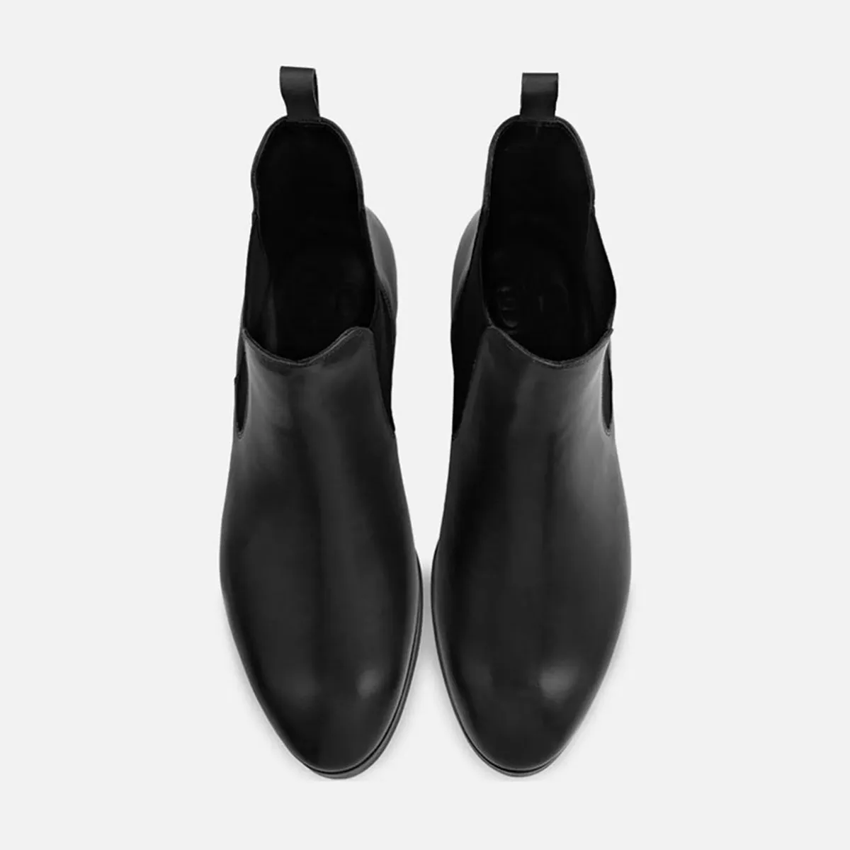Cecilia Bringheli Sessanta Black Leather botine piele negru