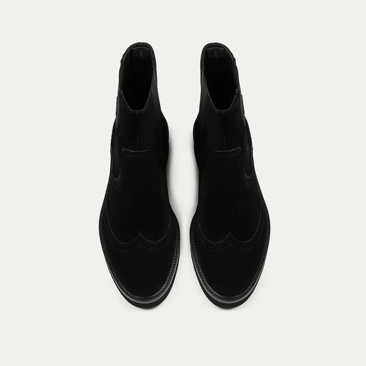 Cesare Paciotti Tailor Chelsea ghete negre piele intoarsa