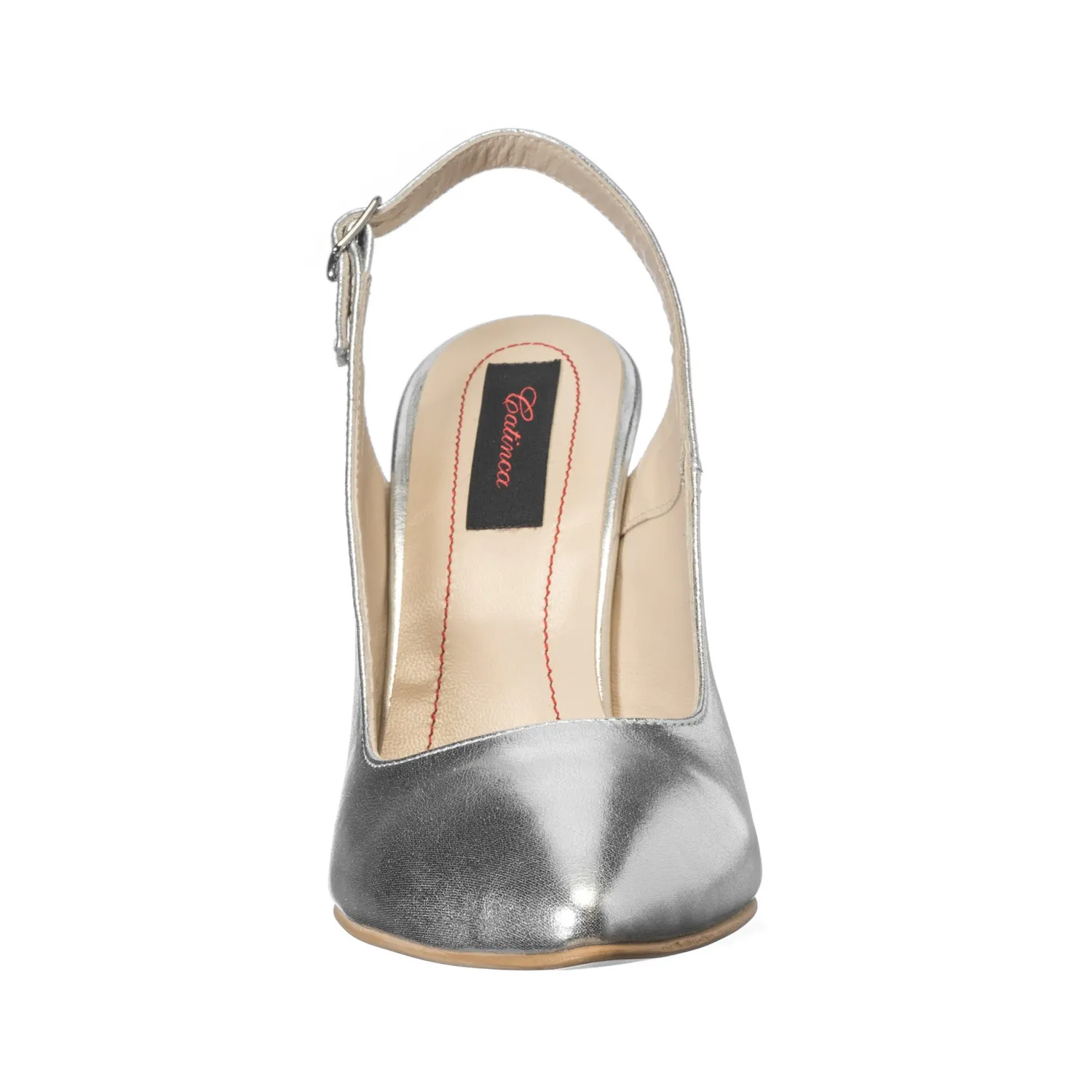 Catinca Shoes 269 AG sandale piele naturala argintiu