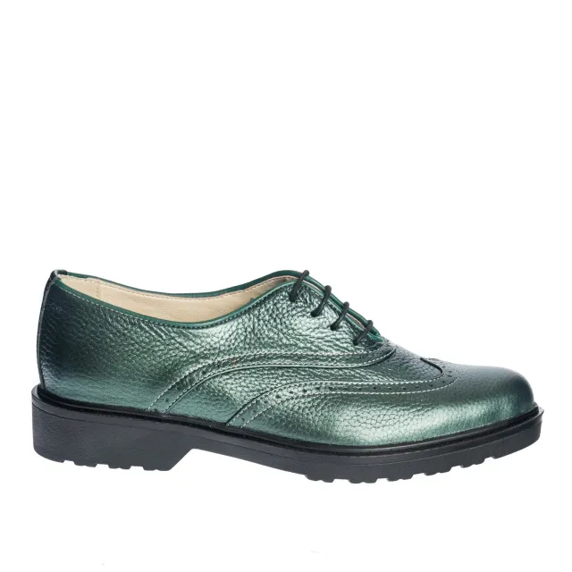 Catinca Shoes Verde G8 V pantofi dama verzi piele naturala
