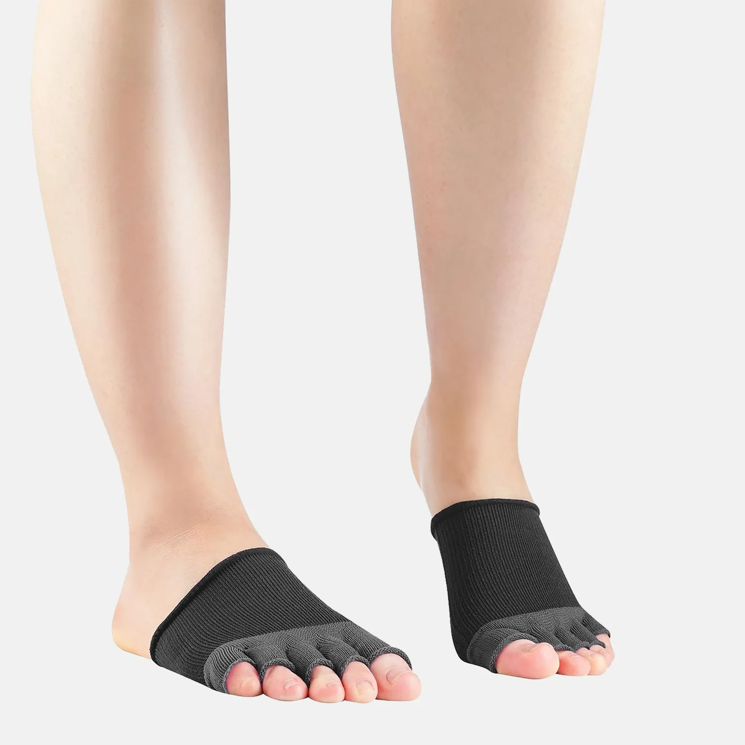 BÄR șosete cu separatoare degete hallux negru
