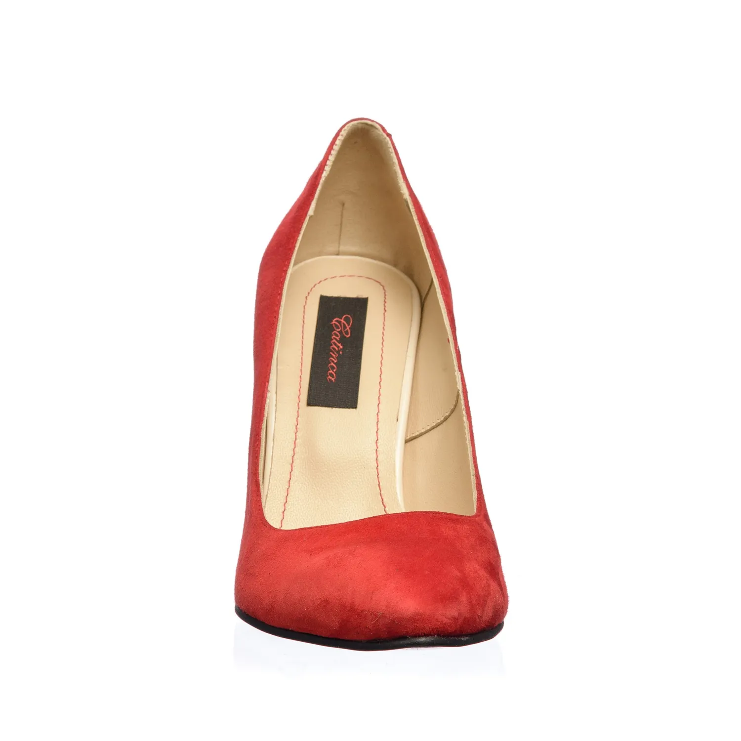Catinca Shoes 2691 RA pantofi dama stiletto piele rosie