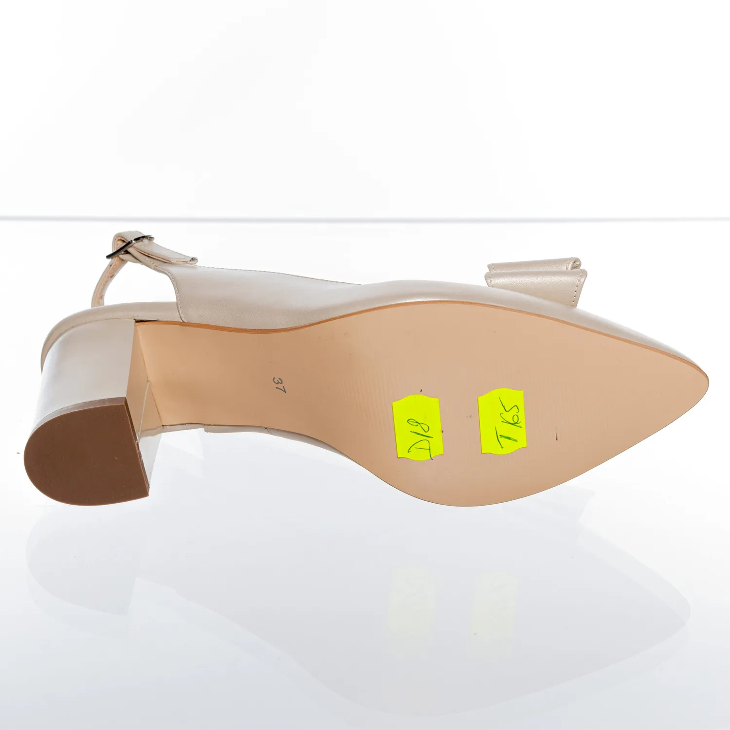 Catinca Shoes D18 BS sandale dama piele naturala bej sidef