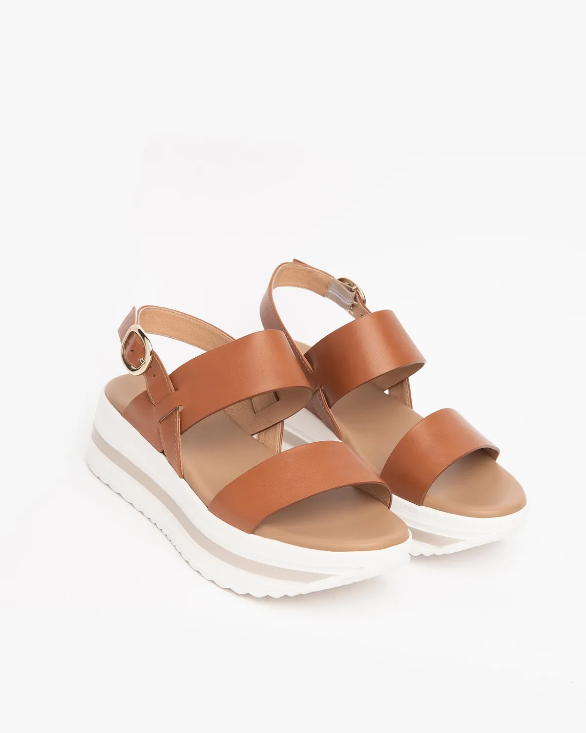 NeroGiardini sandale piele dama platforma 4,5 cm
