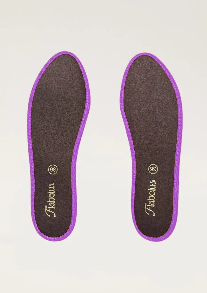 Flagelus Francie Purple branțuri negre mov