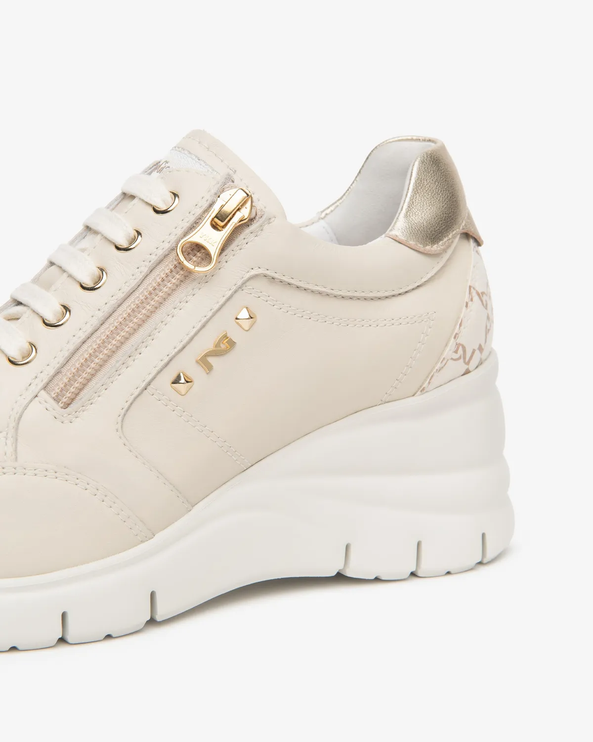 Sneakers dama NeroGiardini piele tesatura Memory
