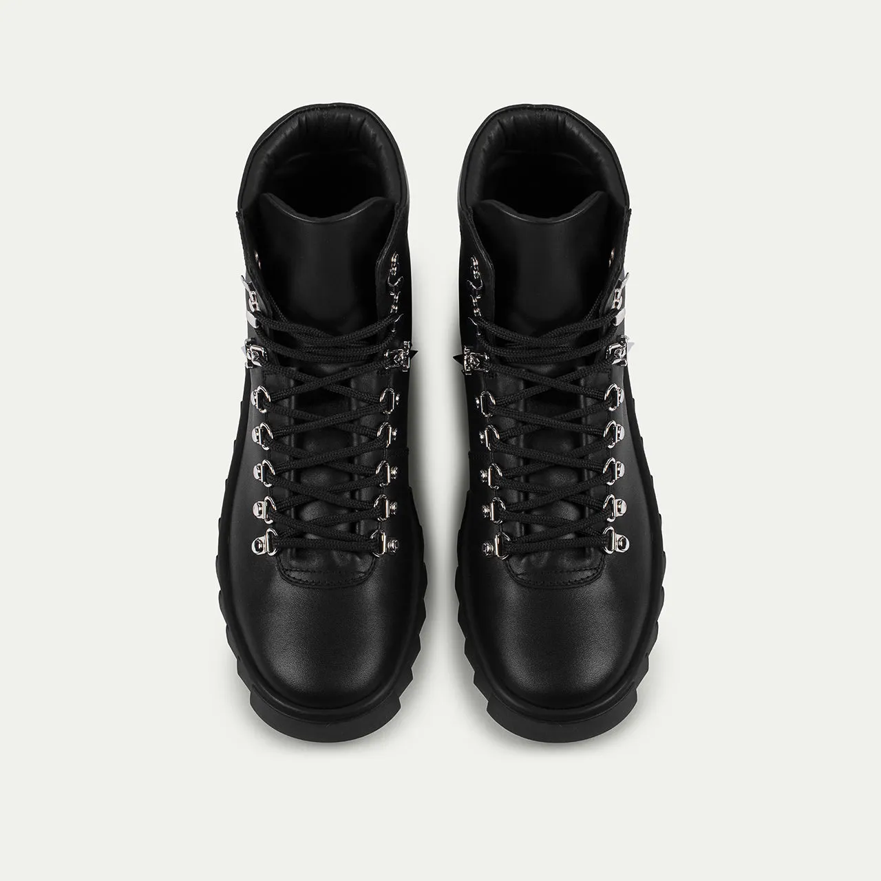Cesare Paciotti Shark Hiking Boot bocanci piele neagra