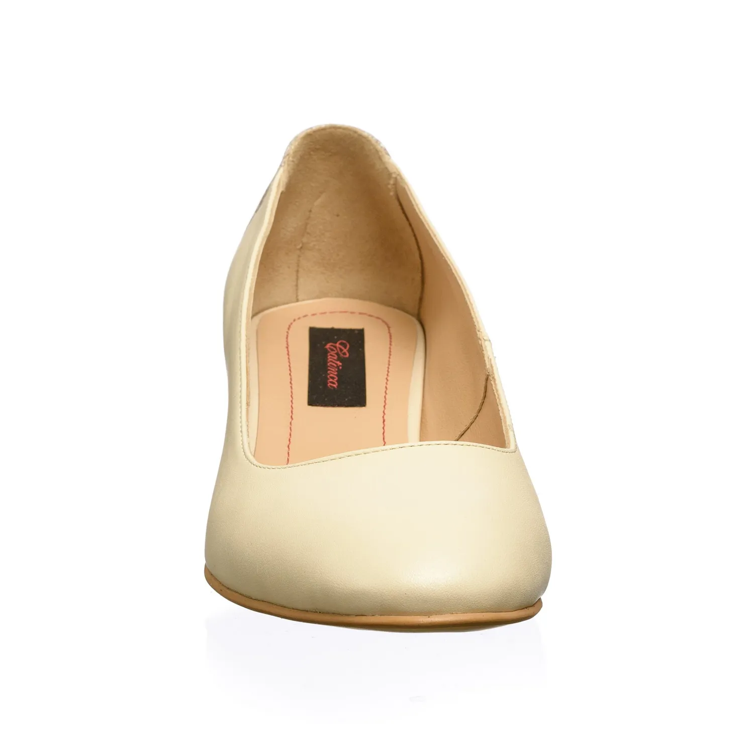 Pantofi dama piele naturala Catinca Shoes A7 bej pietricele roz