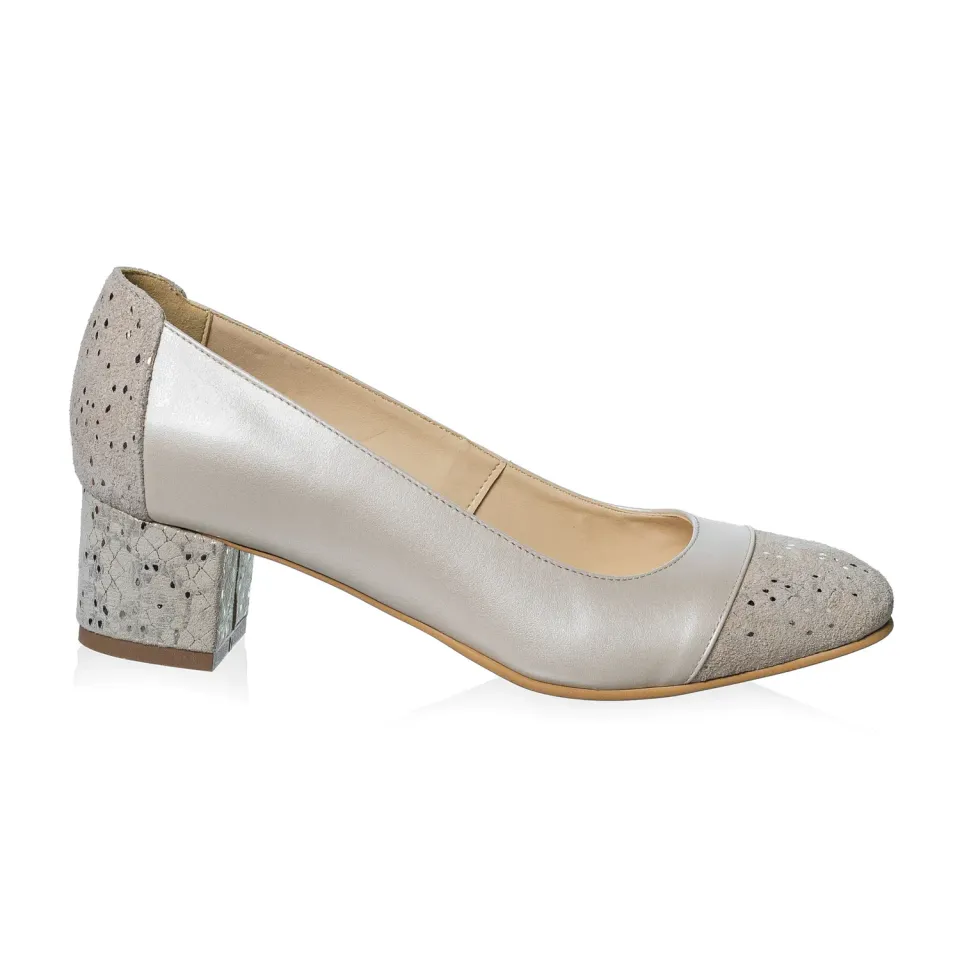 Catinca Shoes A8 BSFA pantofi damă bej piele