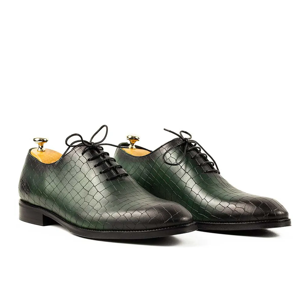 Lucas Shoes Elegant 712 pantofi barbati verde piele