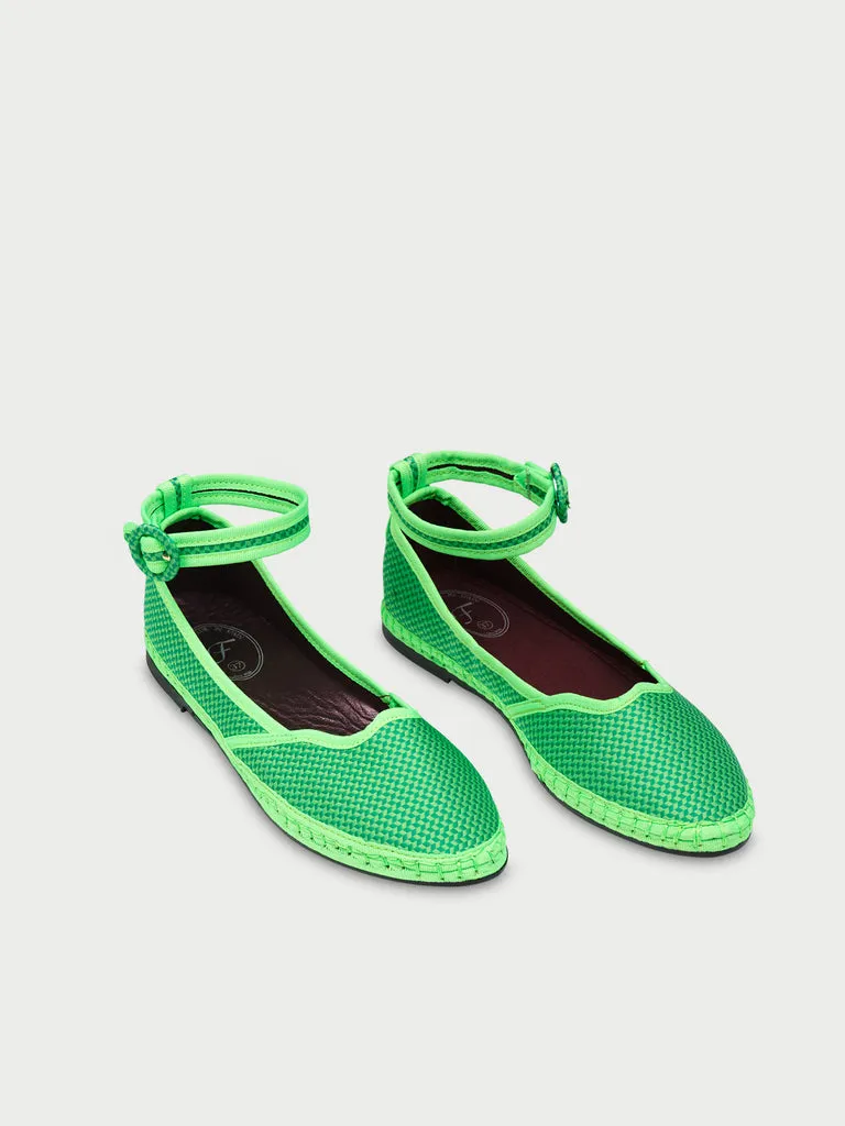 Flagelus Twenties Charleston Green balerini verzi
