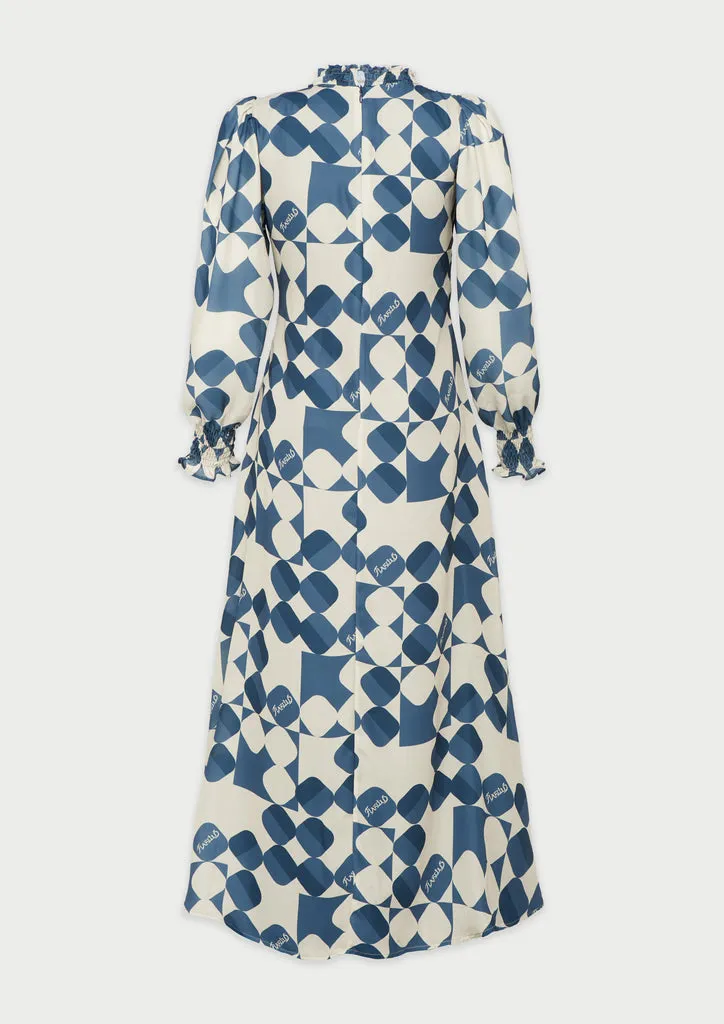 Flagelus Pride Preppy Blue rochie albastra