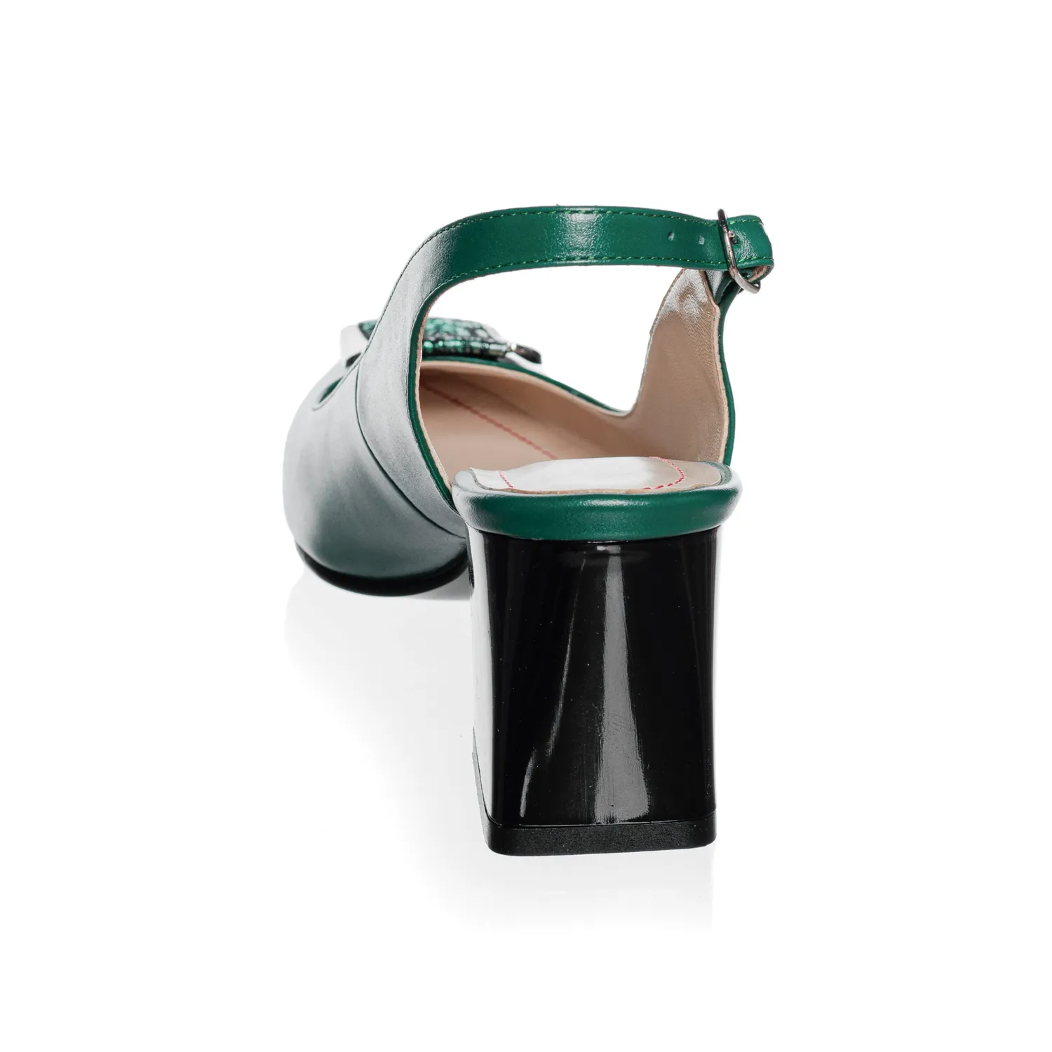 Catinca Shoes D30 VBVS sandale dama piele naturala verde