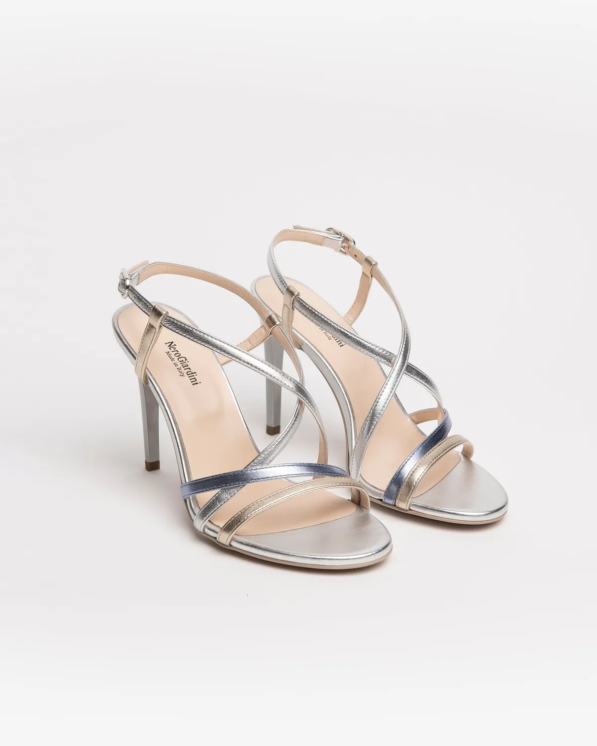 NeroGiardini sandale elegante piele dama toc 9,5 cm