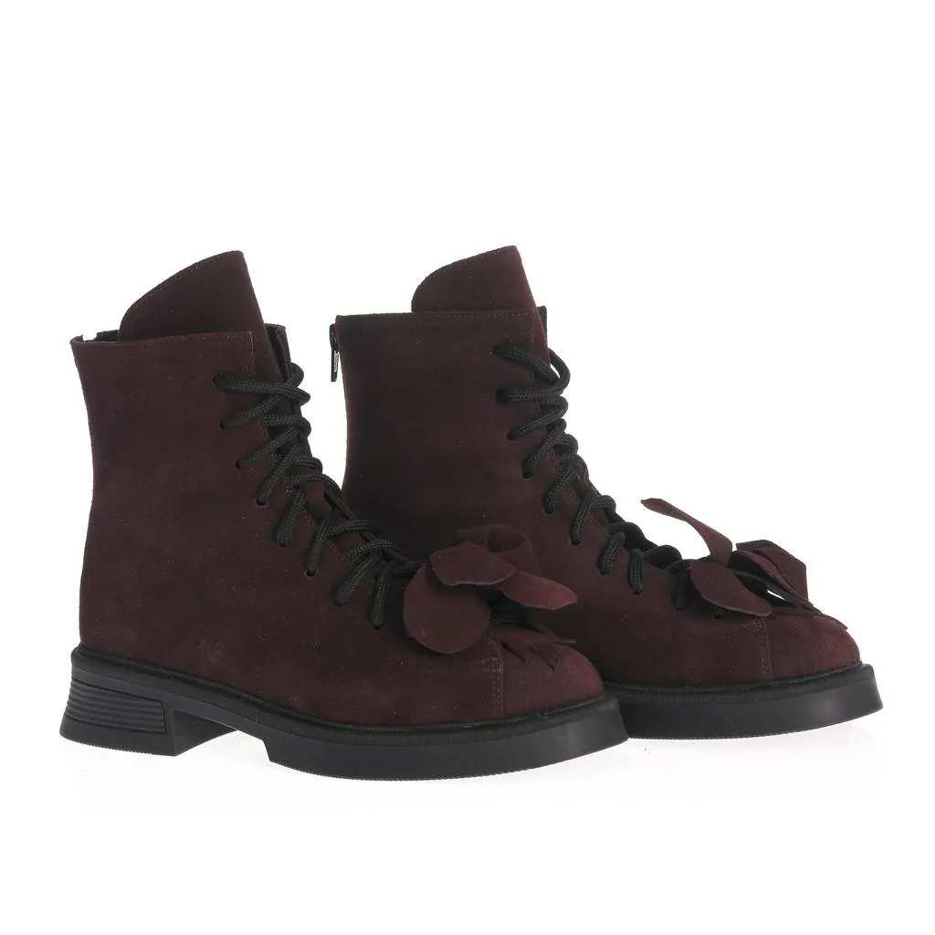 Ana Urbana Shoes Yasmina bocanci mov piele întoarsă