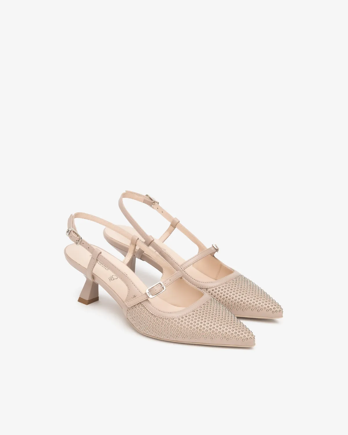Slingback NeroGiardini piele naturala dama eleganti