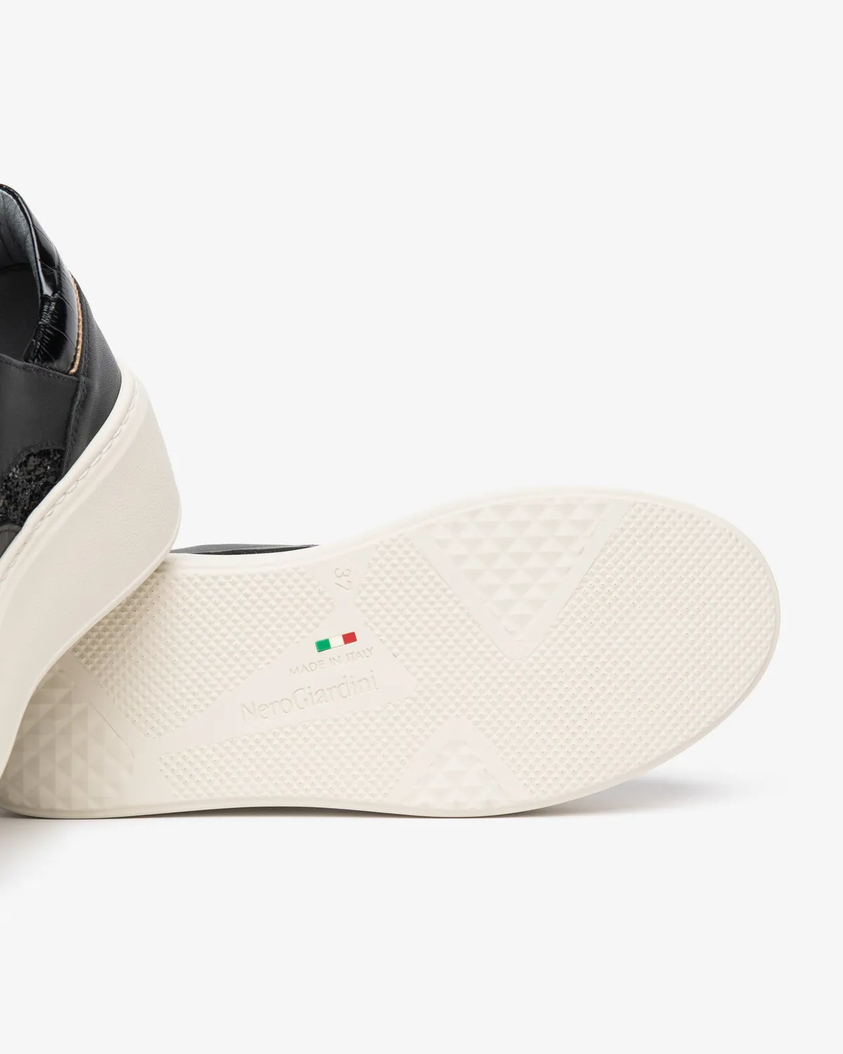 Sneakers piele dama NeroGiardini platforma 5 cm