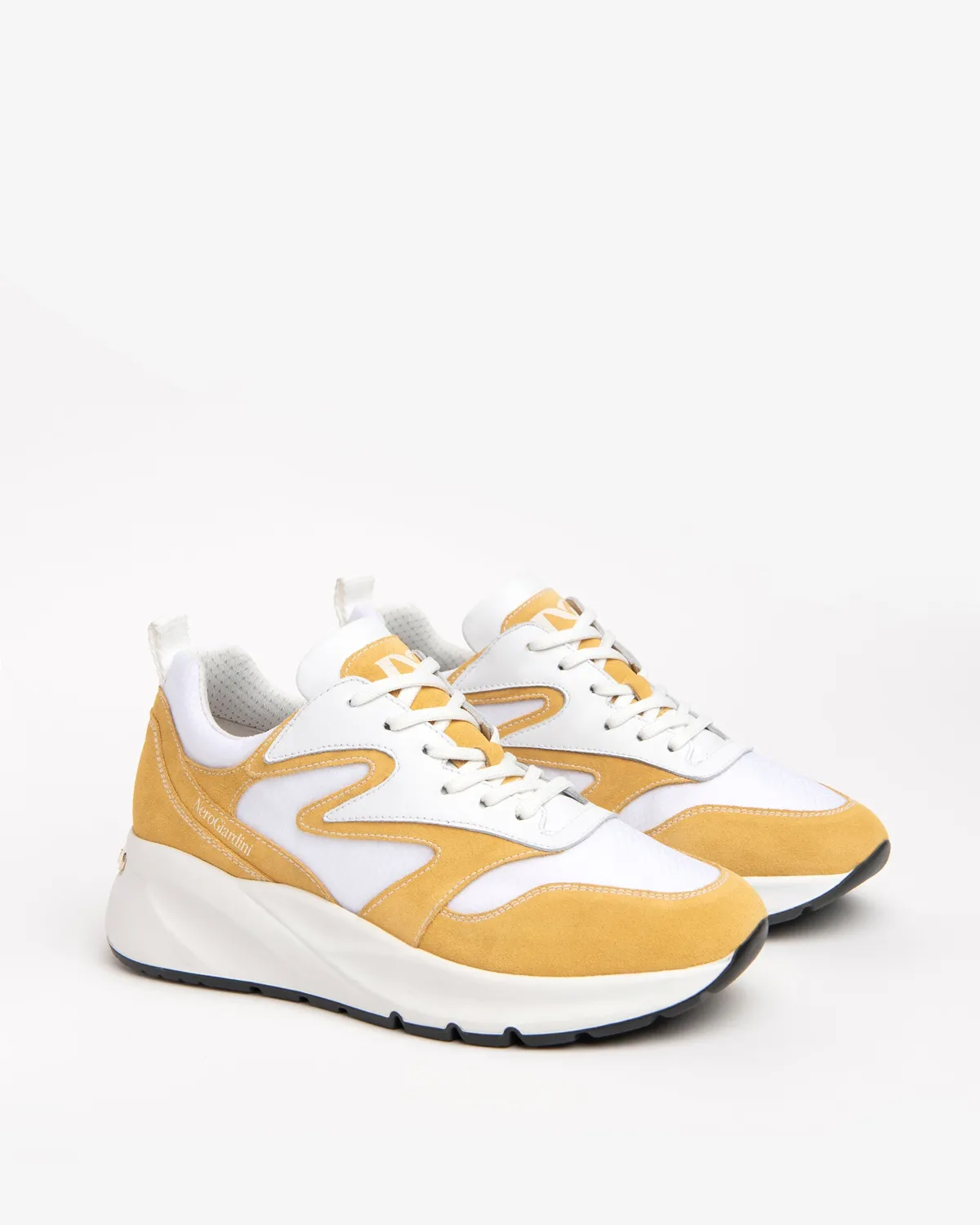 NeroGiardini sneakers piele dama talpa sport 4.5cm