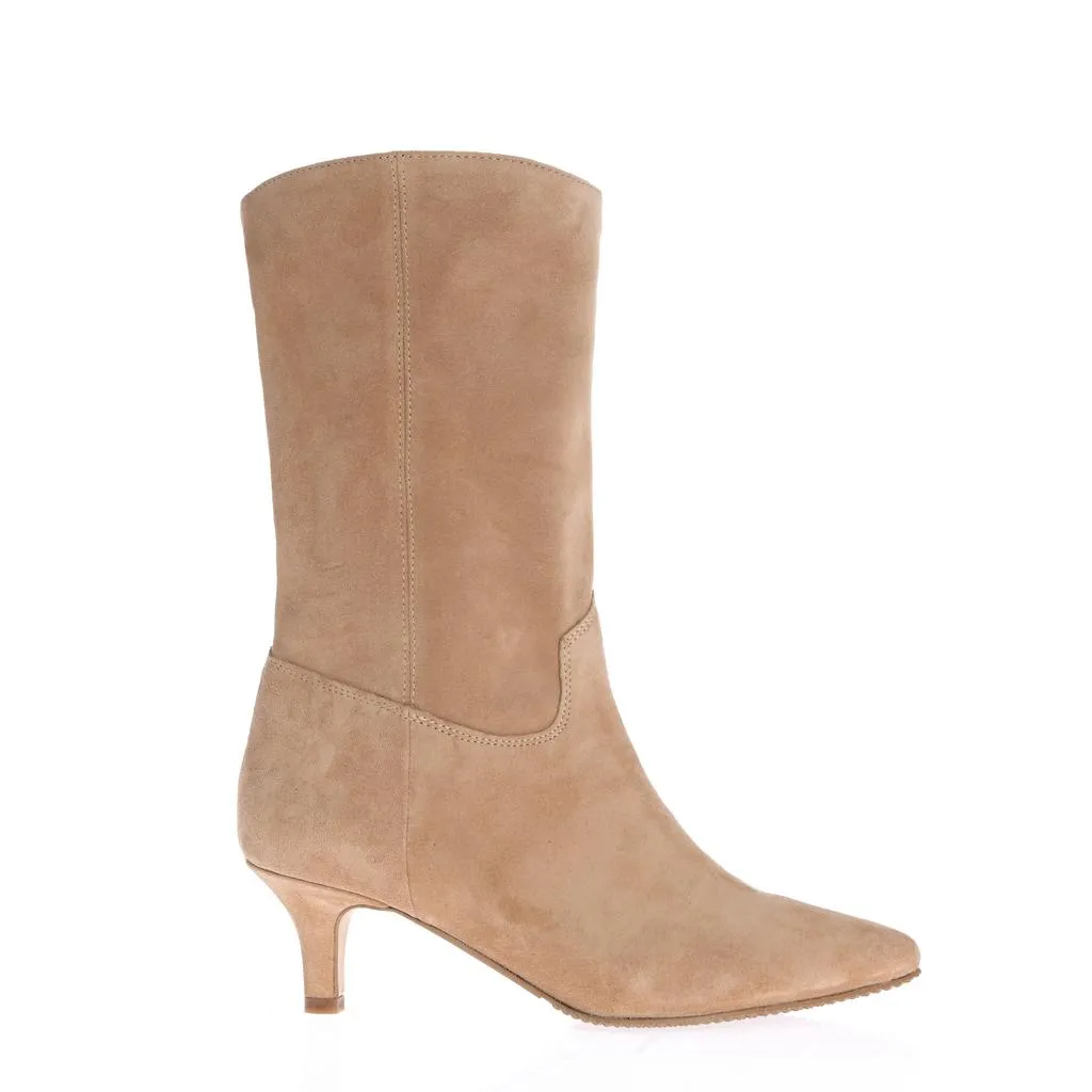 Ana Urbana Athens botine piele bej slip-on